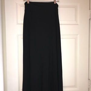 Black maxi skirt